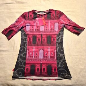 Terry Soleil short sleeve women's XS Arc Noir color cycling jersey defect NWT